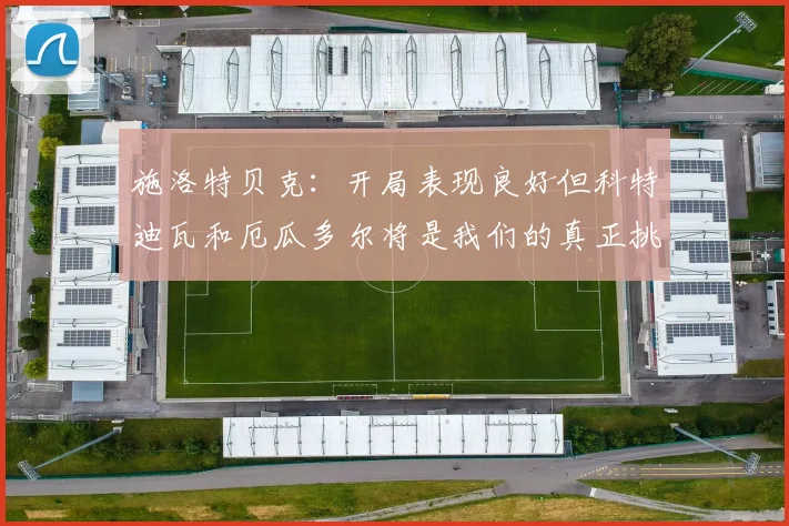 施洛特贝克：开局表现良好但科特迪瓦和厄瓜多尔将是我们的真正挑战